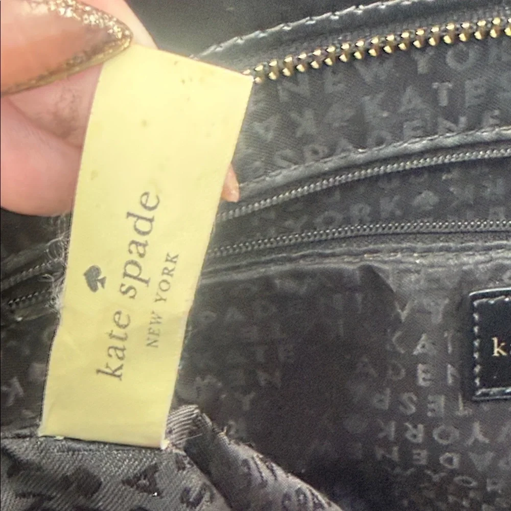 Kate Spade Wright Place Karla Smooth Leather Tote in Black